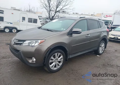 2013 Toyota Rav4 Limited из США, поврежденный, VIN 2T3DFREVXDW037213